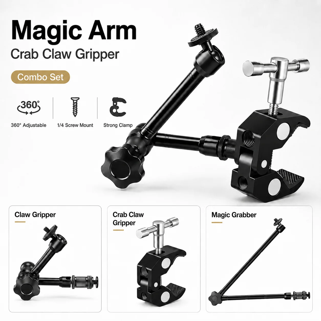 Monitor Arm Clamp - Sihirli Kol 7/11/20 İnç 360 °