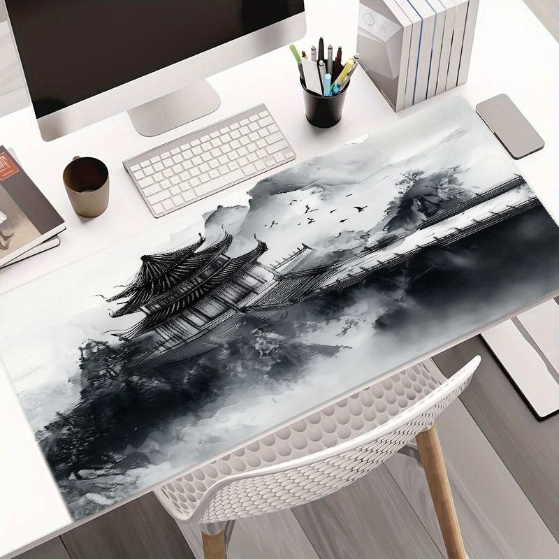 Desk Setup Ergonomics - İlginç Demir Sanatı Mouse Pad Bulut