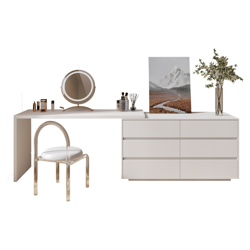 Desk Vanity Setup - xx-Dresser,Çok Amaçlı Düz ​​L Şekilli Ev