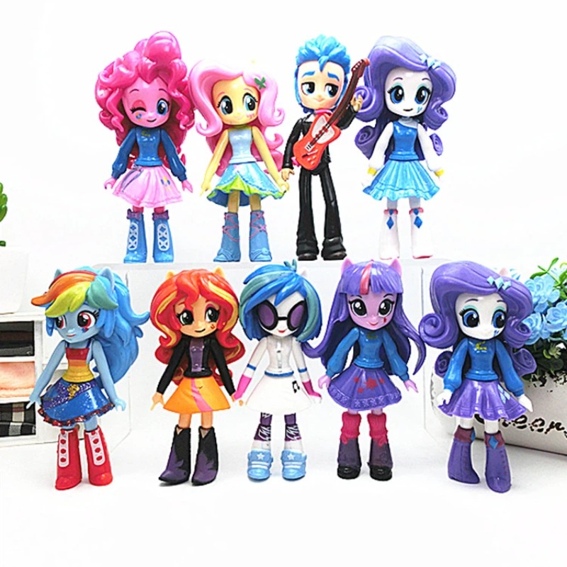Desk Setup Kit - 9 adet/takım Anime My Little Pony