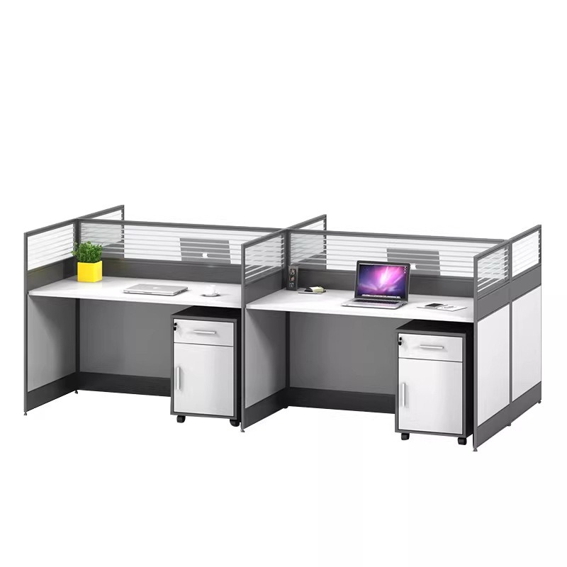 Desk Setup Corner - 2, 4 veya 6 Kişilik Beyaz