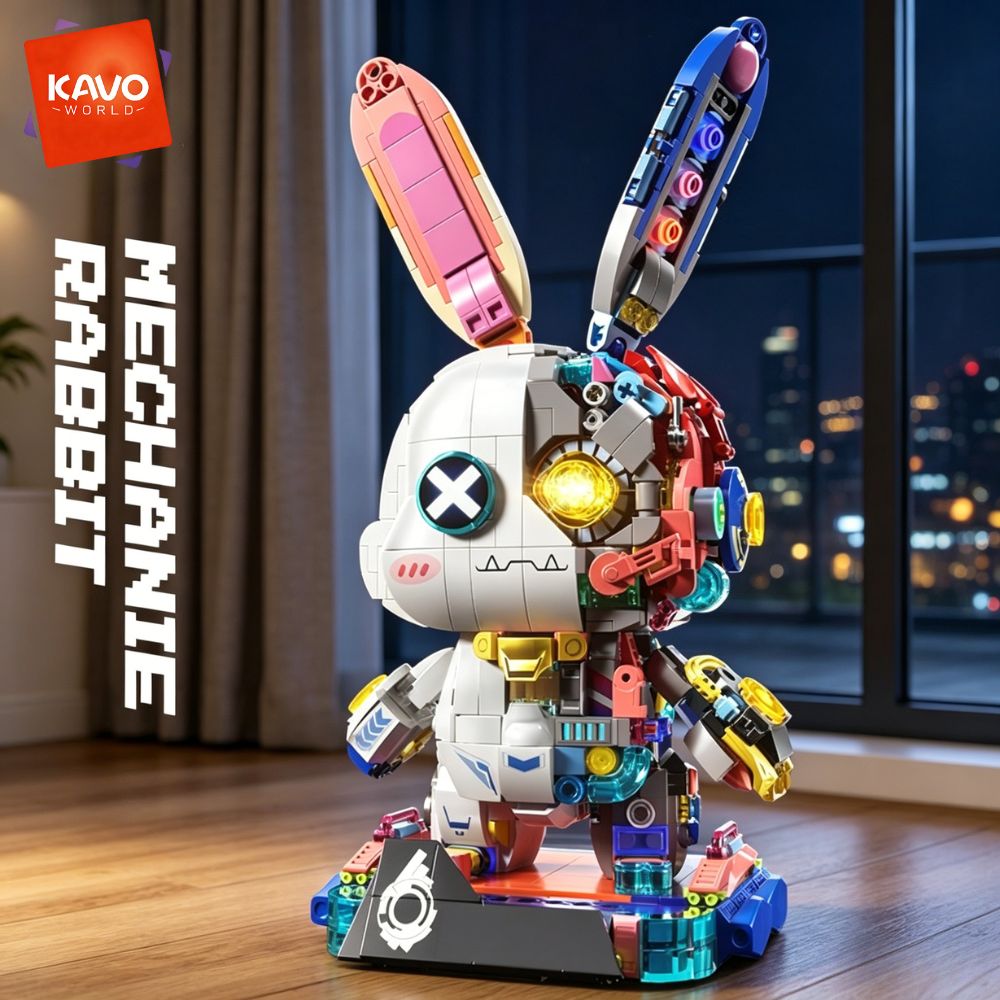 Desk Setup Kit - KAVOWORLD 1377 Parça Robot Tavşan Yapım