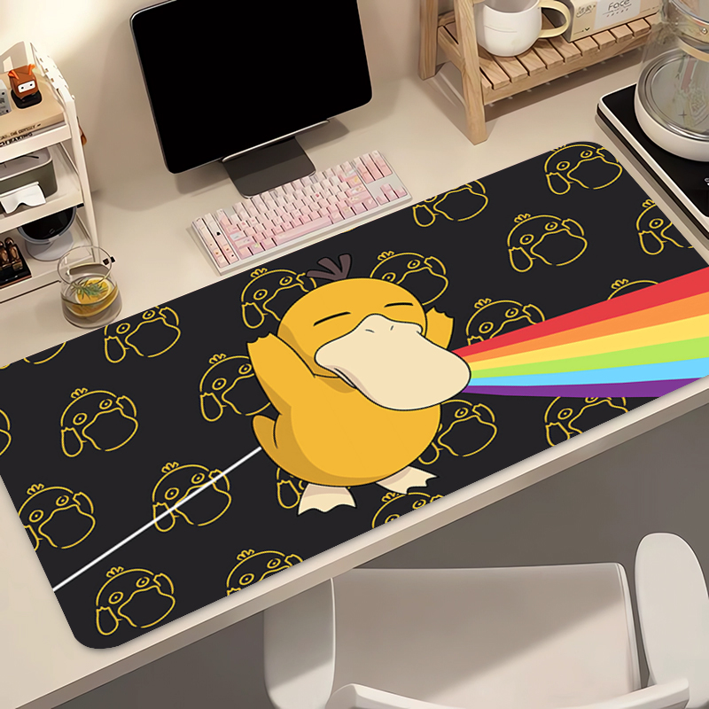 Desk Setup Mat - Doğal Kauçuk Mouse Pad Pokemon Psyduck