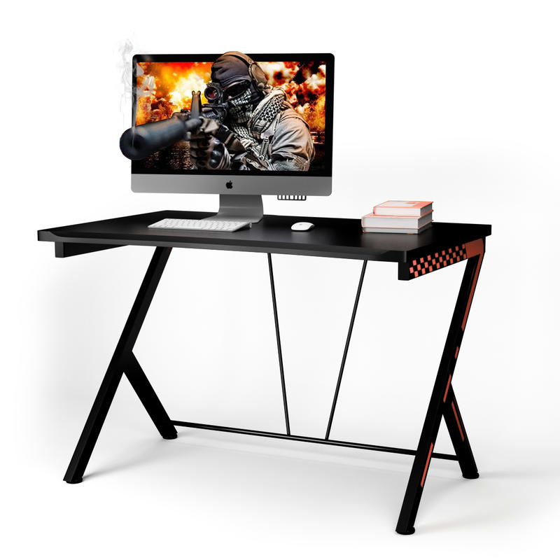 Desk Setup Ergonomics - Modern Ergonomik Bilgisayar Masası, Metal Çerçeveli