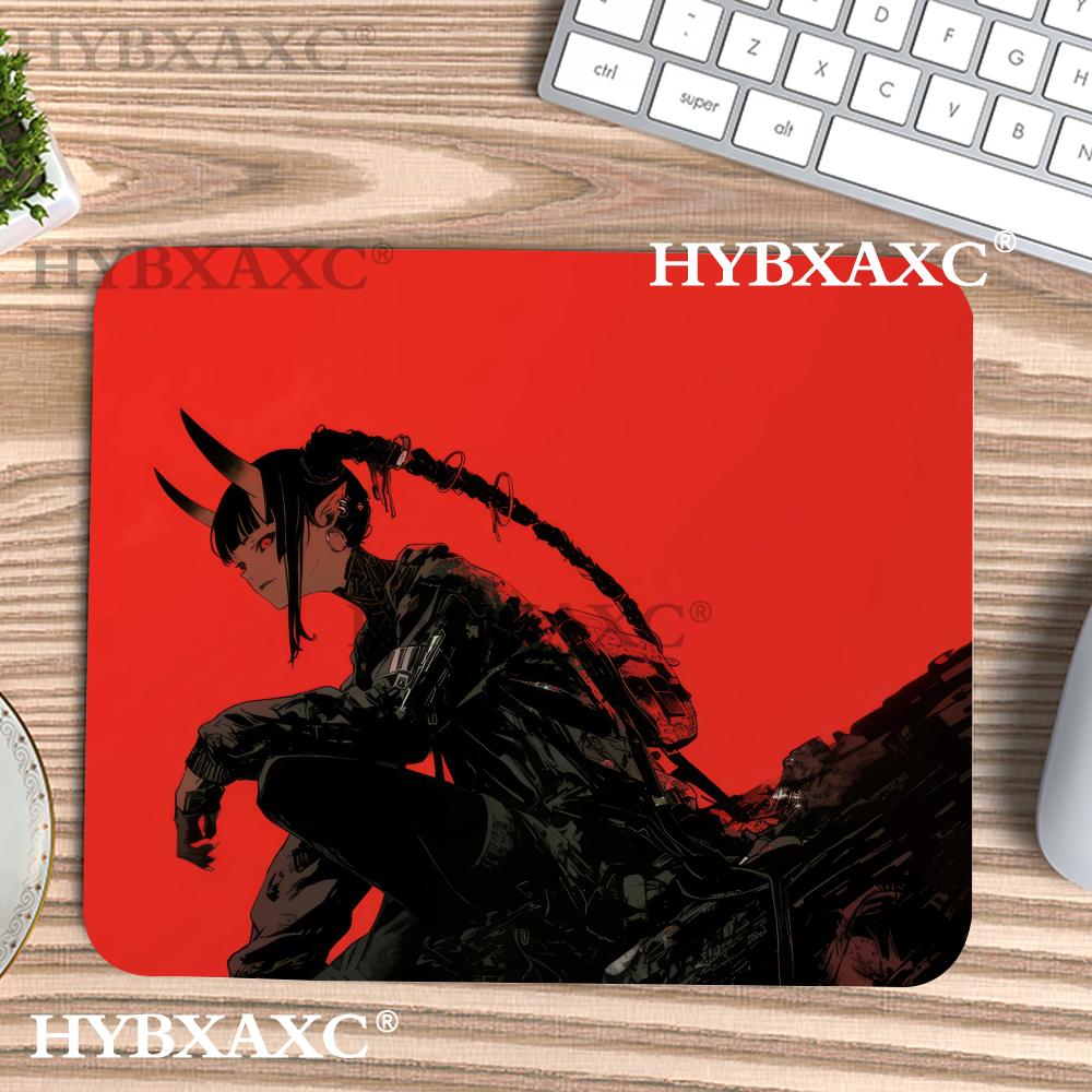 Desk Setup Red - HYBXAXC Kırmızı Arka Planlı Oni Kız
