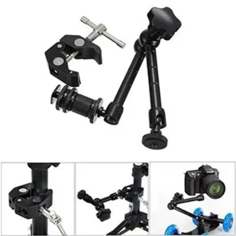 Monitor Arm Clamp - Süper Kelepçe 7/11 İnç Ayarlanabilir Sihirli
