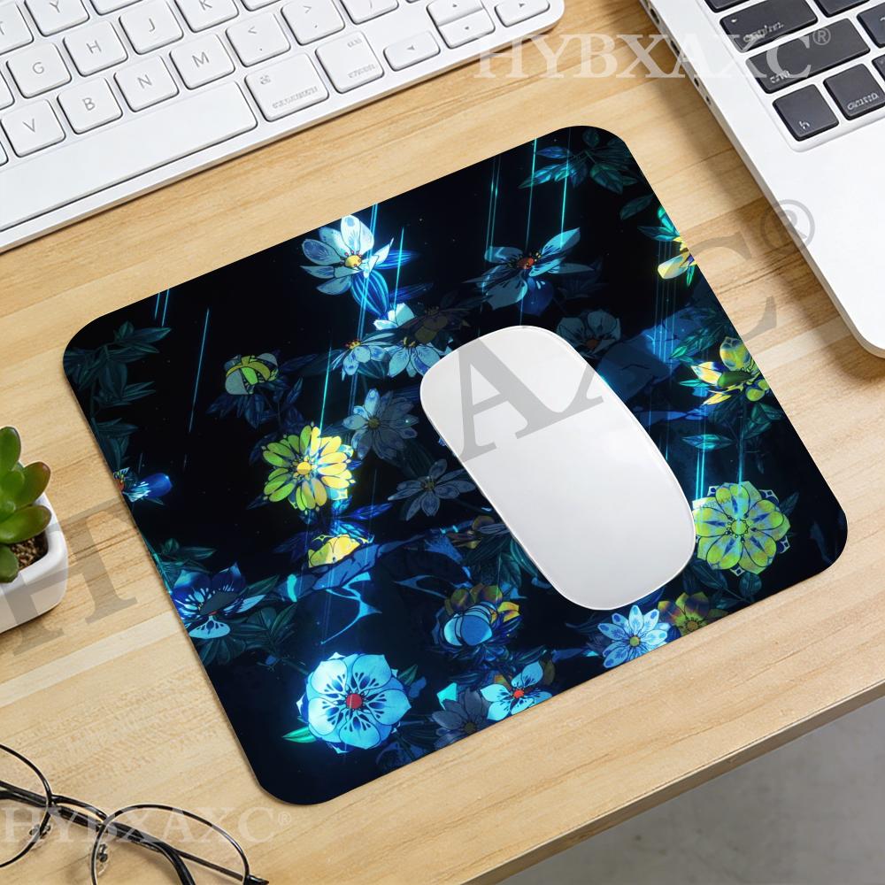 Work Desk Home Setup - HYBXAXC Koyu Çiçek Desenli Manga Arka
