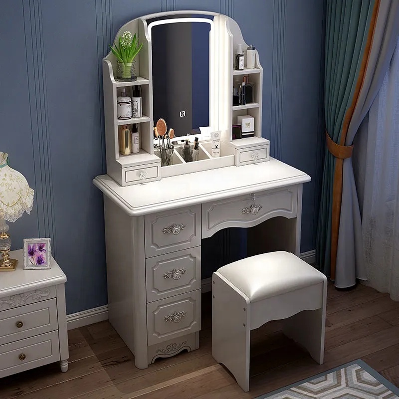 Kızlar için Beyaz ve Pembe Mod - Desk Vanity Setup incelemesi ve fiyatı