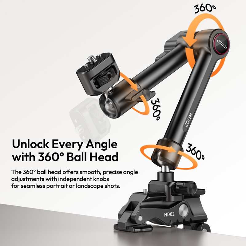 Ulanzi 10 inç Sihirli Kol Kiti - Monitor Arm Clamp incelemesi ve fiyatı