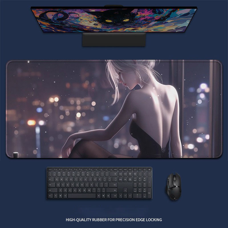 Seksi Anime Kız Kırmızı Fanlı  - Desk Setup Red incelemesi ve fiyatı