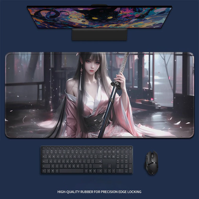 Seksi Anime Kız Kırmızı Fanlı  - Desk Setup Red incelemesi ve fiyatı
