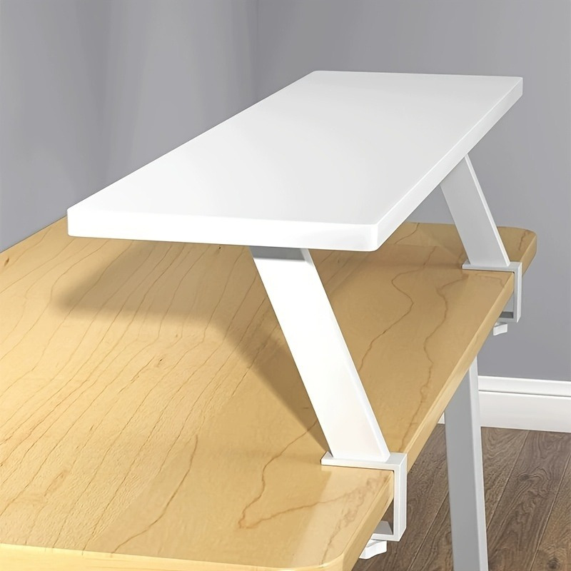 1 Beyaz Ahşap Yüzer Masaüstü R - Desk Setup Shelf incelemesi ve fiyatı