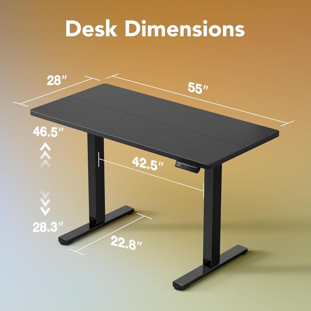 55 x 28 inç Elektrikli Ayarlan - Work Desk Home Setup incelemesi ve fiyatı