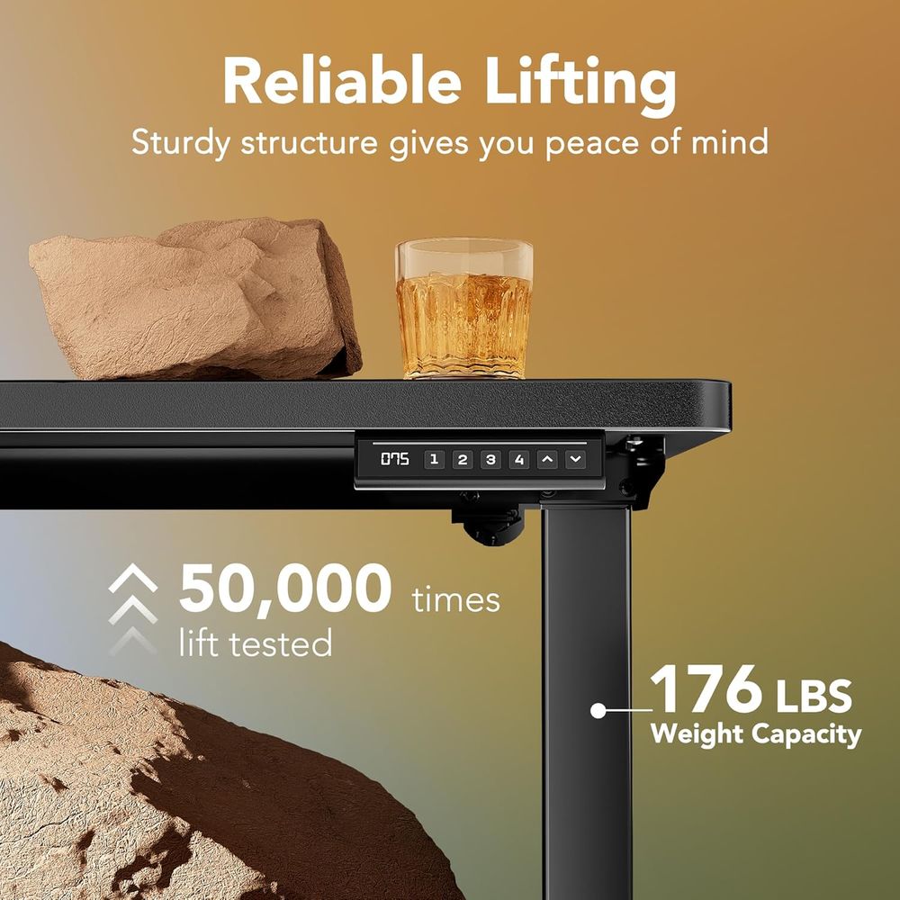 55 x 28 inç Elektrikli Ayarlan - Work Desk Home Setup incelemesi ve fiyatı