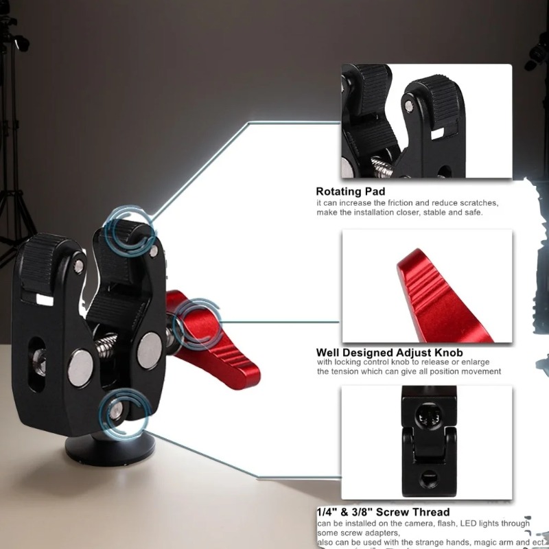 Süper Kelepçe Kamera Kelepçe M - Monitor Arm Clamp incelemesi ve fiyatı