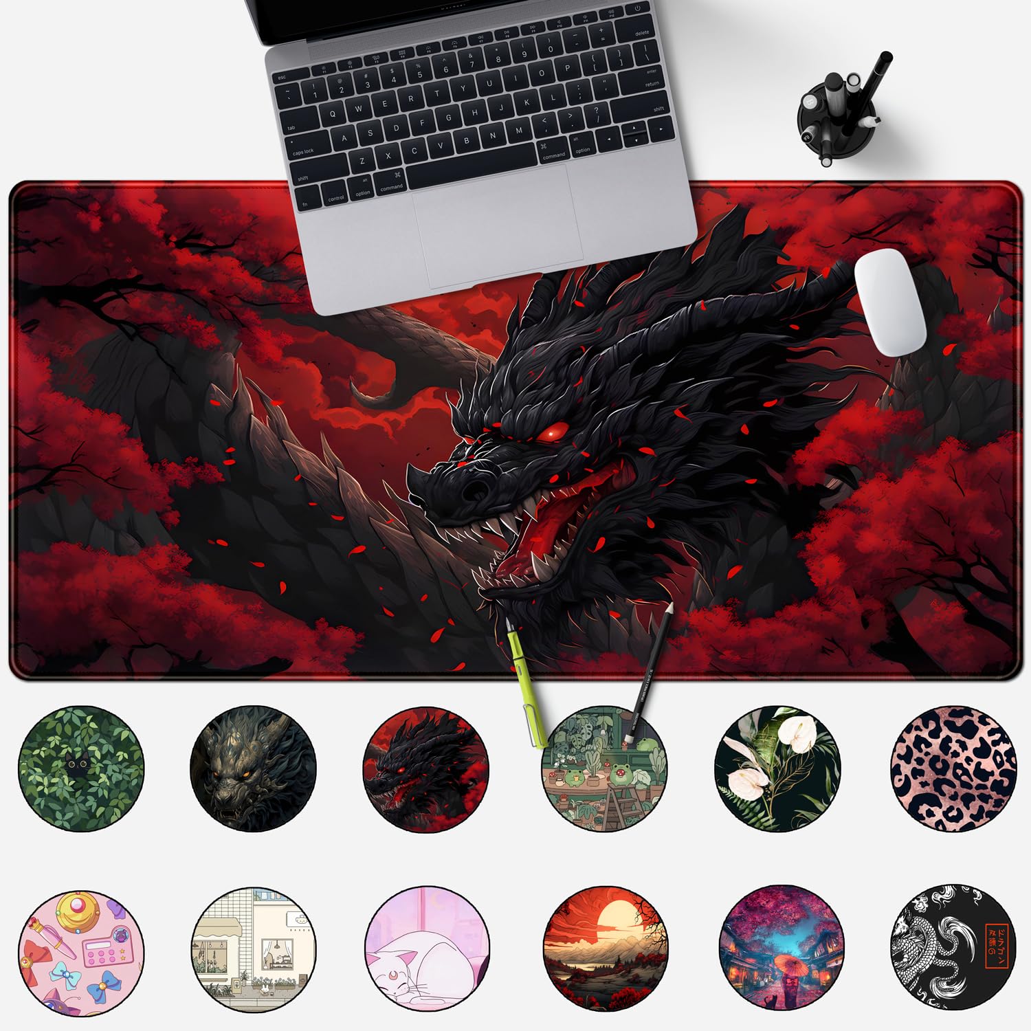 Büyük Ejderha Büyük Mouse Pad  - Desk Setup Red incelemesi ve fiyatı