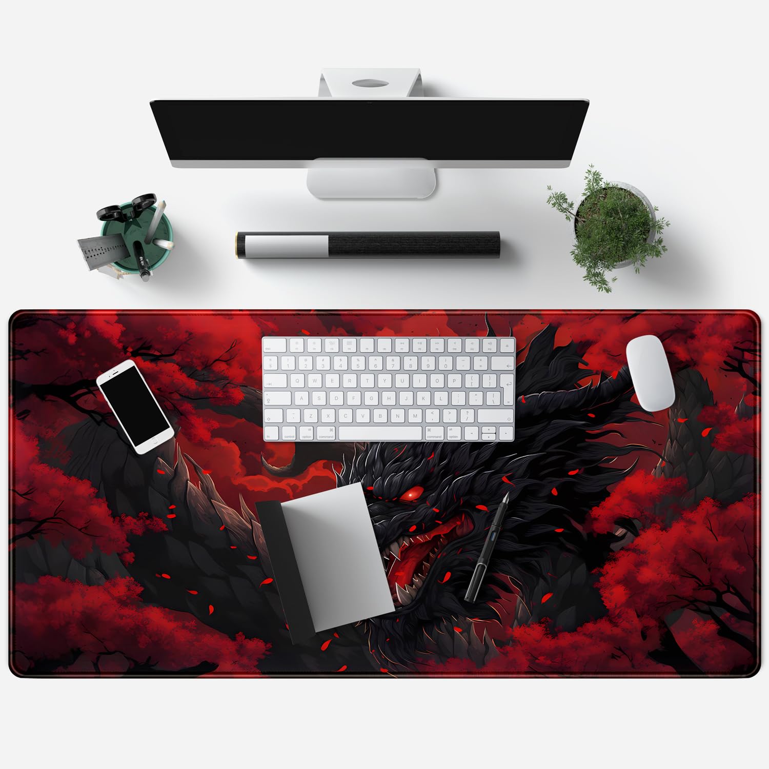 Büyük Ejderha Büyük Mouse Pad  - Desk Setup Red incelemesi ve fiyatı
