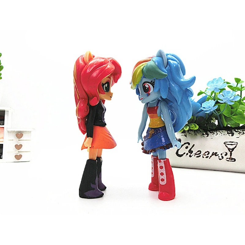 9 adet/takım Anime My Little P - Desk Setup Kit incelemesi ve fiyatı