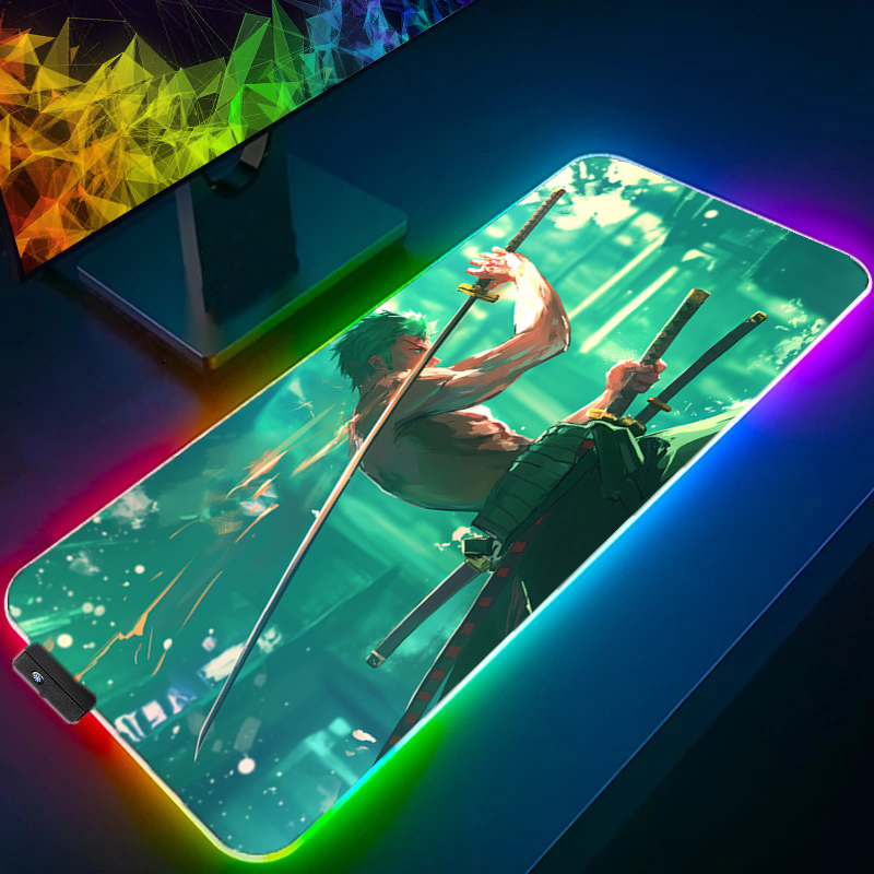 TEK PARÇA Zoro Mouse Pad RGB O - Desk Setup Mat incelemesi ve fiyatı