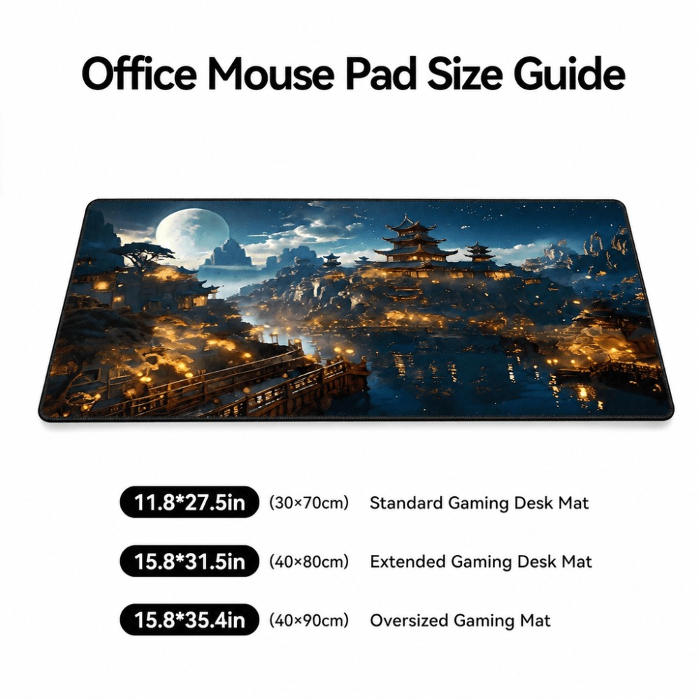 Orijinal fantezi gece şehri ay - Work Desk Home Setup incelemesi ve fiyatı
