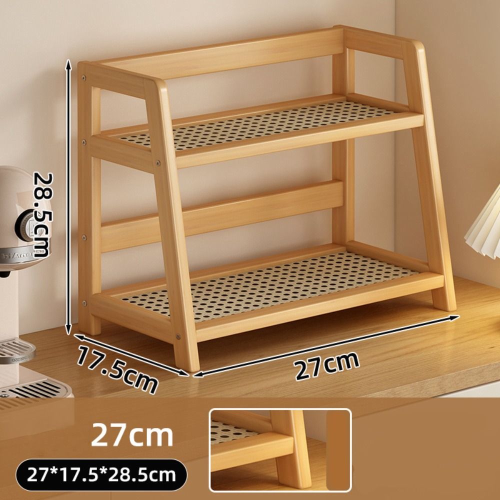 Ahşap Depolama Rafı Mutfak Rat - Desk Setup Shelf incelemesi ve fiyatı