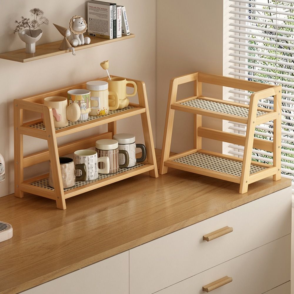 Ahşap Depolama Rafı Mutfak Rat - Desk Setup Shelf incelemesi ve fiyatı