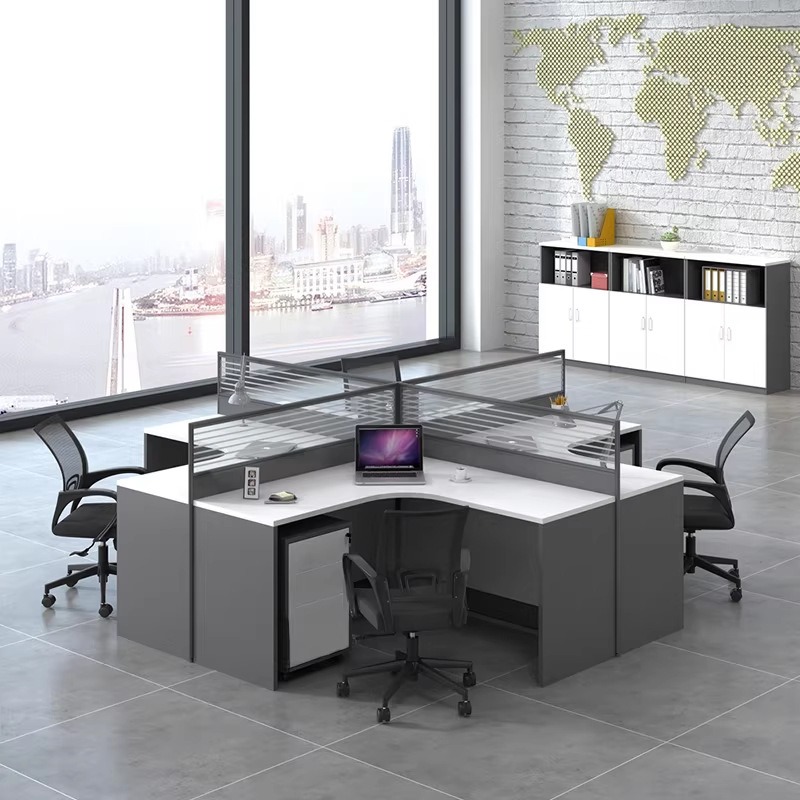 2, 4 veya 6 Kişilik Beyaz Ofis - Desk Setup Corner incelemesi ve fiyatı
