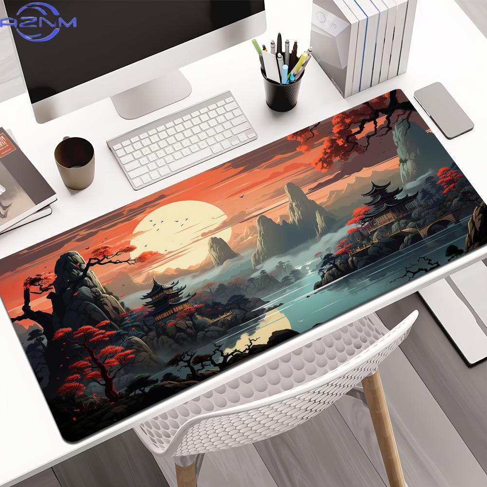 Kırmızı ve Siyah Sanat Manzara - Desk Setup Red incelemesi ve fiyatı