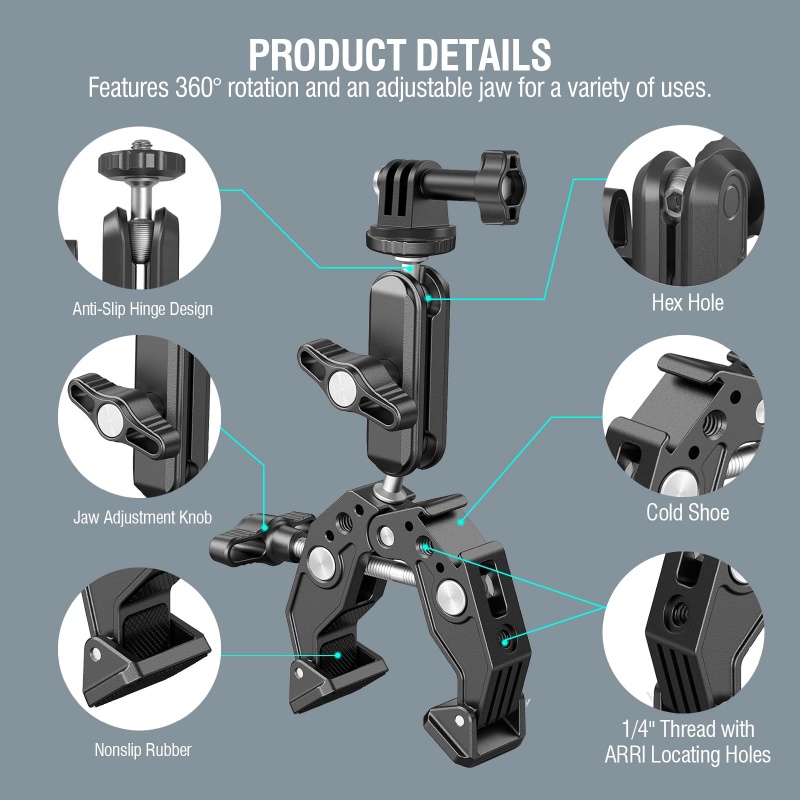 Evrensel Alüminyum Süper Kelep - Monitor Arm Clamp incelemesi ve fiyatı