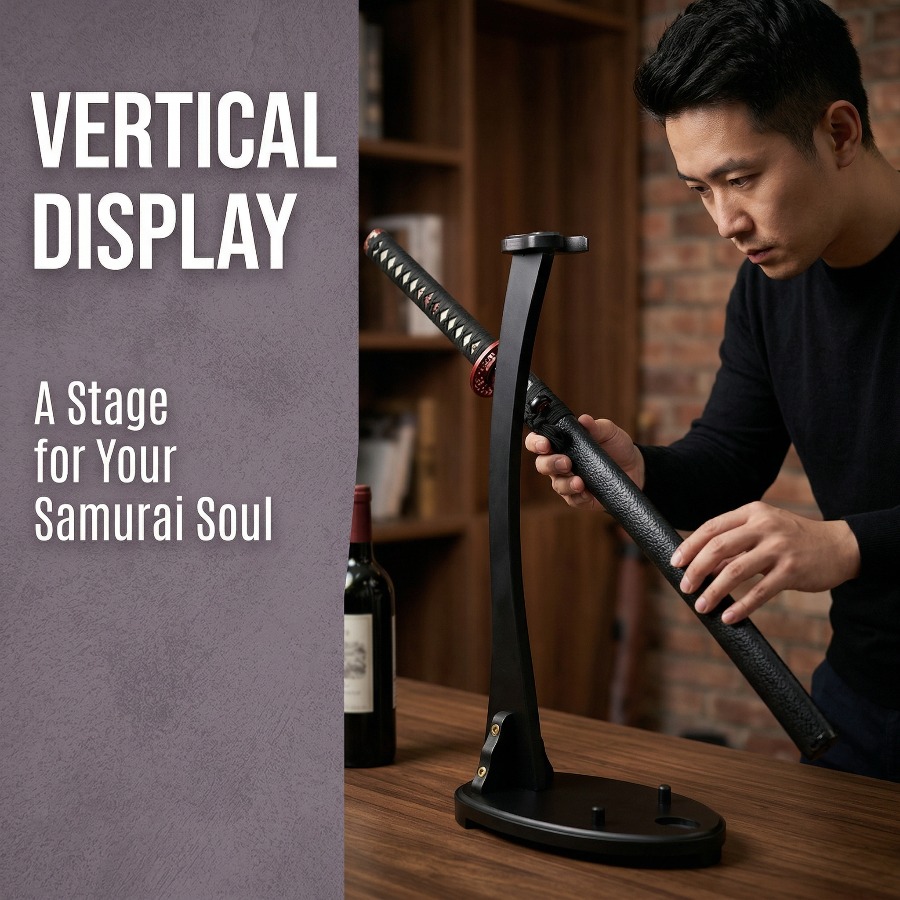 Dikey Katana Standı Kılıç Raf  - Desk Setup Shelf incelemesi ve fiyatı