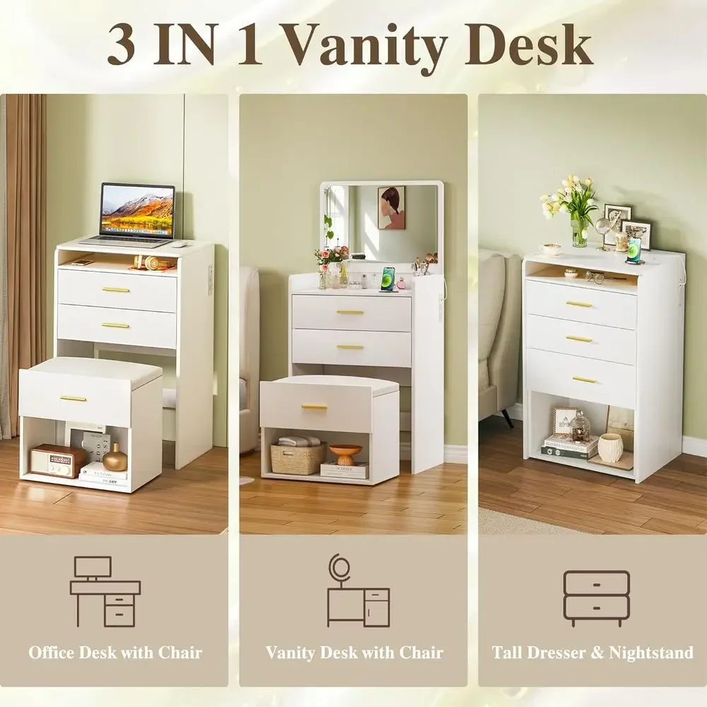 3'ü 1 Arada Makyaj Masası, Kal - Desk Vanity Setup incelemesi ve fiyatı