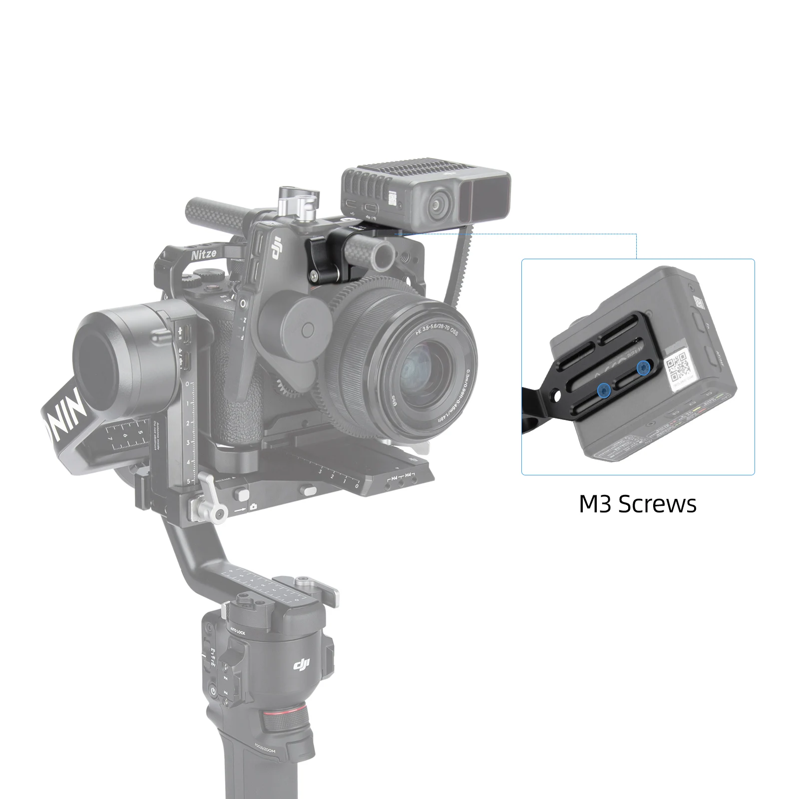 Nitze N10D 15mm Çubuk Kelepçe  - Monitor Arm Clamp incelemesi ve fiyatı