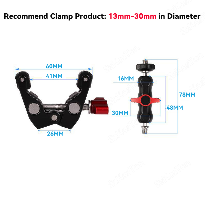 Çok fonksiyonlu Top Kafa Süper - Monitor Arm Clamp incelemesi ve fiyatı