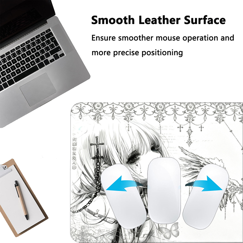 Deri Mousepad Siyah Beyaz Anim - Desk Setup Mat incelemesi ve fiyatı