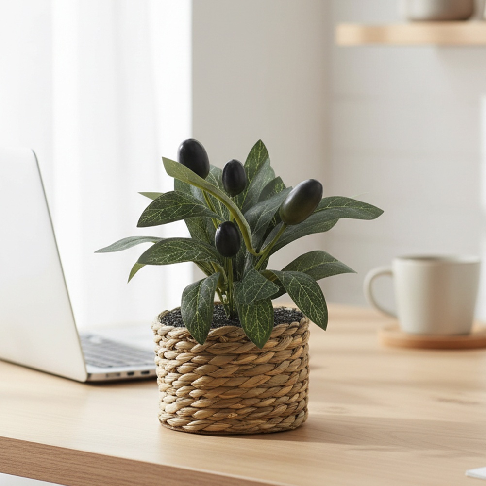 Yapay Bitkiler Cep Zeytin Ağac - Desk Setup Shelf incelemesi ve fiyatı