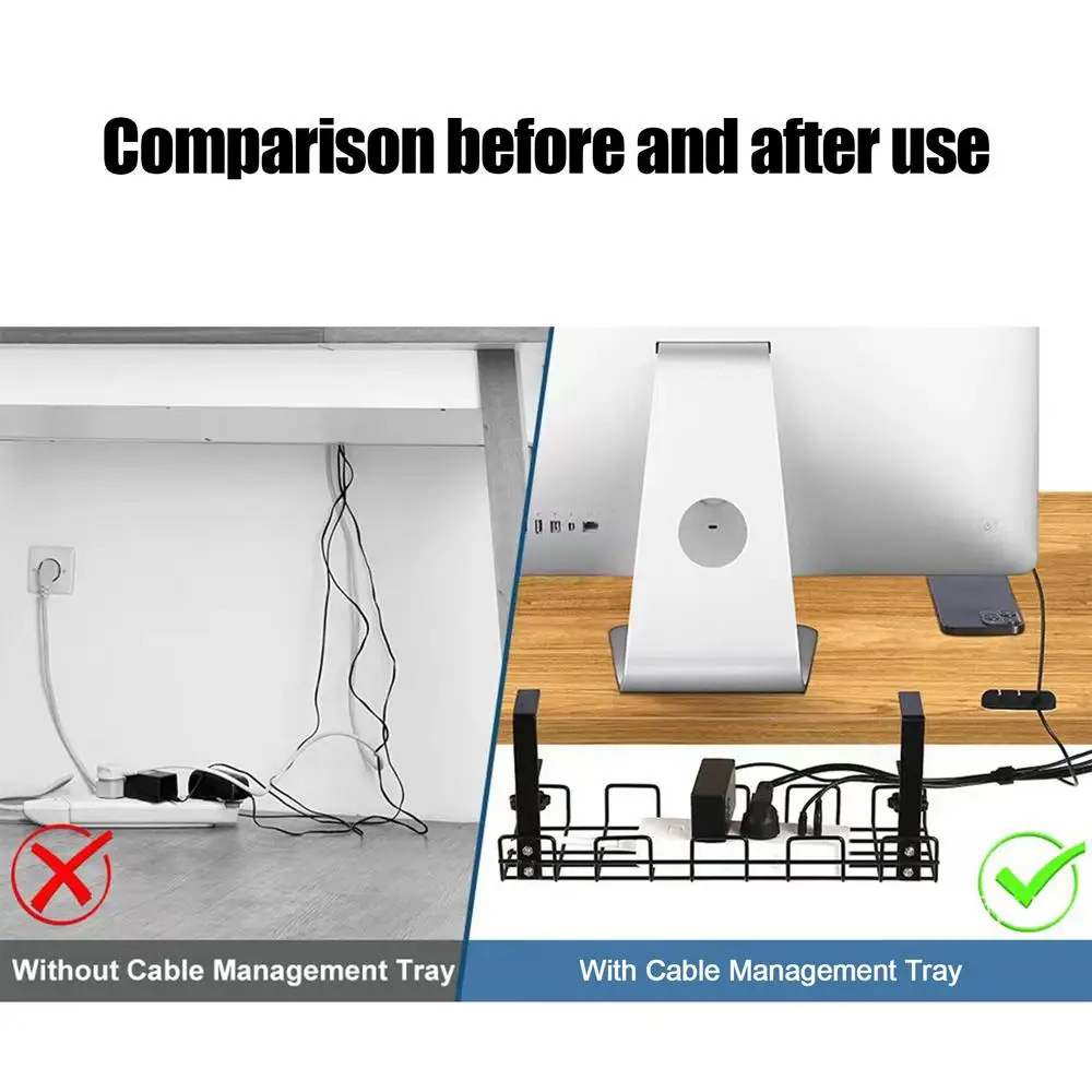 Kablo Yönetim Kutusu Masa Altı - Desk Setup Shelf incelemesi ve fiyatı