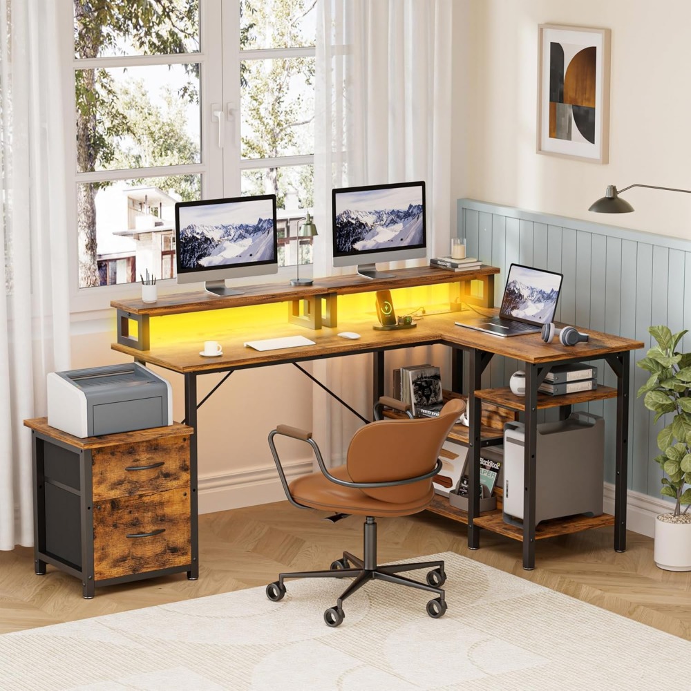 Dosya Çekmeceli ve Prizli Ofis - Desk Setup Corner incelemesi ve fiyatı